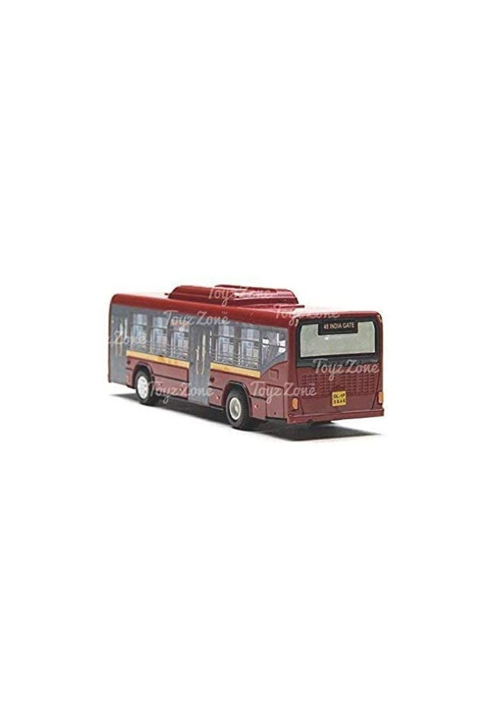 Centy Toys Low Floor Red Bus with Pull Back Action - Made in India - Image 5